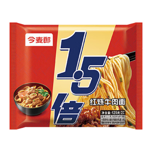 方便面泡面今麦郎大今野1.5倍袋装大面饼香辣酸菜牛肉面速食葱香