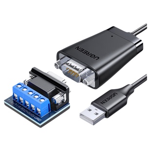 绿联usb转rs485/422串口线工业级九针db9针数据调试接口232通讯模块芯片连接笔记本和电脑口转接头转换器