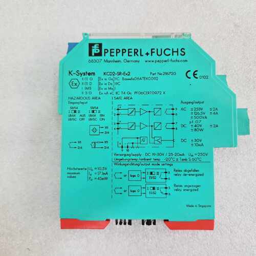 PEPPERLFUCHS KCD2-SR-EX2 SWITCH AMPLIFIER 216720 FAST SHIP B