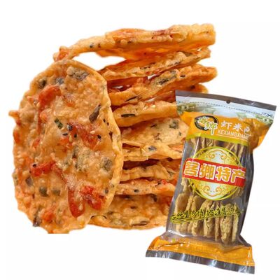 江西特产虾米巴零食月亮巴虾饼粑赣南豆饼响虾锅巴夜宵好吃休闲