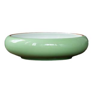 水仙花专用水培花盆客厅盆栽家用陶瓷大口径水养桌面植物摆件含托