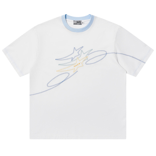 HACR7A抗菌吸湿速干三针五线刺绣T恤 都市轻户外短袖男女