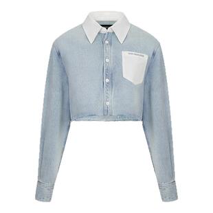 ANN ANDELMAN 秋冬时尚女士短款牛仔衬衫短外套银泰百货 301286