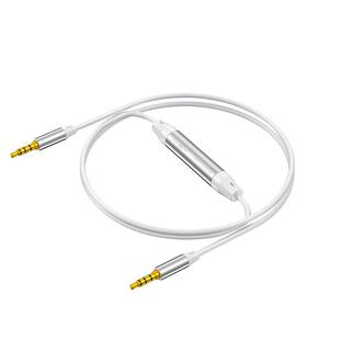 晶华3.5mm音频对录线适用华为小米手机苹果安卓通用内录车载双头