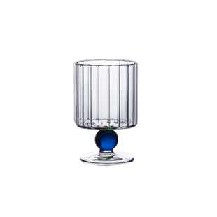 JOJO'S L. PD.Muhe.酒具简约竖纹透明玻璃高硼硅洋酒红酒杯|穆赫
