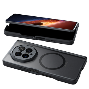 hellomi适用荣耀MagicV6手机壳magic v6折叠屏保护套磨砂磁吸双中轴保护镜头全包魔术v6外壳新款高级感男女