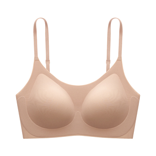 蕉内氧气300A无尺码无痕粉底液内衣女舒适隐形运动背心文胸胸罩新