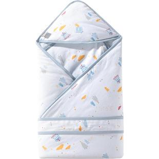 童泰婴儿包被秋冬夹棉新生儿抱被纯棉初生全棉保暖抱毯宝宝用品