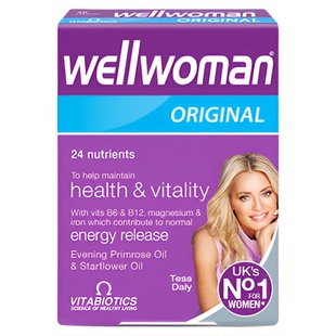 【直邮】wellwoman复合维生素B族综合补充女士多种营养矿物质保健