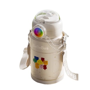 bebebus保温杯婴幼儿宝宝学饮水杯吸管杯幼儿园外出儿童专用水壶