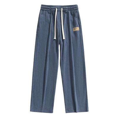 长裤男士秋冬宽松直筒休闲裤