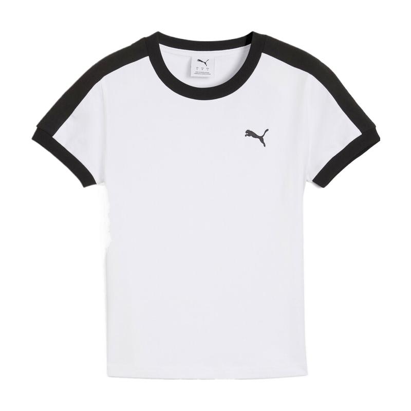 【自营】PUMA彪马T7 Slim Tee女子运动休闲短袖T恤63587602