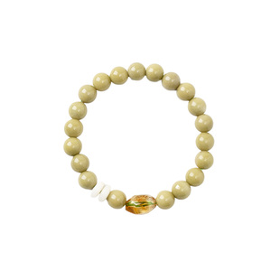 【稳定心神】阿拉善玉黄塔晶手串范李李稳定心绪自然释压手链