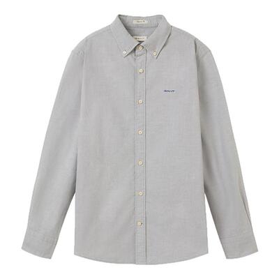 GANT/甘特纯棉牛津纺长袖衬衫男