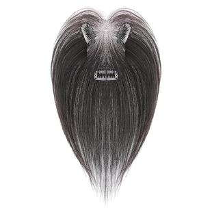 佳丽仟丝假发片女头顶增发量蓬松遮白发真发隐形无痕八字刘海假发