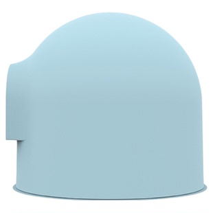 pidan雪屋猫砂盆 单层半封闭式大号猫厕所 隔臭防带出猫便盆