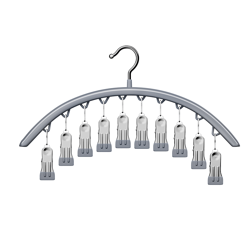 袜子晾晒架衣架带夹子晾衣夹宿舍用学生一字夹多夹子凉晒袜子神器