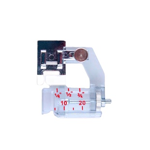 胜家用缝纫机包边条压脚可调缝纫辅助功能配件手工diy布艺封边
