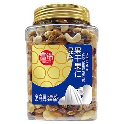 富锦孕妇儿童混合果干果仁580g装