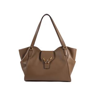 万里马新款时尚商务通勤女包休闲简约手提腋下包大容量托特包