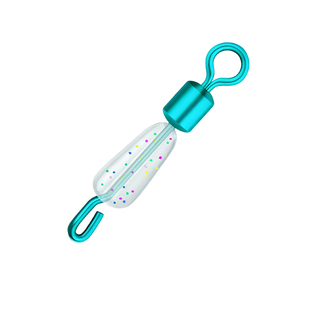 硅胶快速子线夹连接器开口八字环不锈钢强拉力美式钓鱼8字环渔具