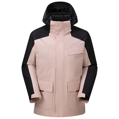 雪中飞户外三合一冲锋衣羽绒服