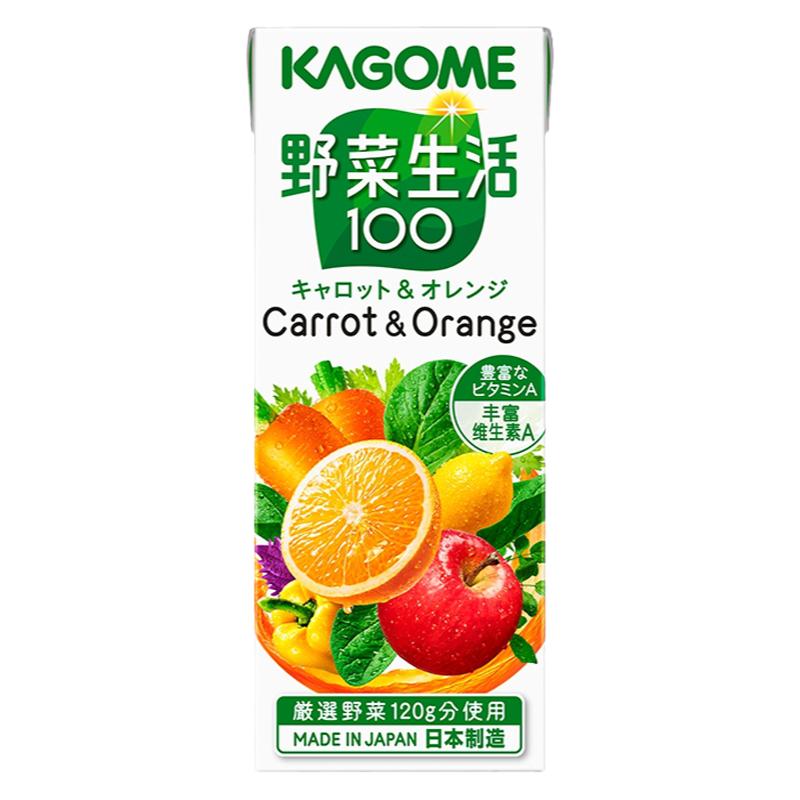 多种口味任选3箱日本kagome可果美野菜生活0脂轻断食纯果蔬汁饮料