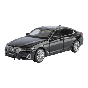 黑曼巴合金车模1比24宝马530Li带声光回力玩具车汽车模型摆件收藏