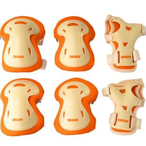 授乐儿童轮滑鞋滑板护具平衡车防护套装自行车骑行头盔护膝护臀