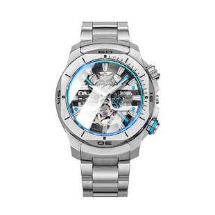 适用野狼V1034手表贴膜X系列机甲镂空机械表V1034屏幕保护膜高清防刮防爆v1034夜光运动手表全屏蓝光水凝软膜