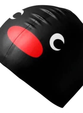 pinggu企鹅猫咪小怪可爱游泳帽