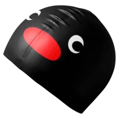 pinggu企鹅猫咪小怪可爱游泳帽