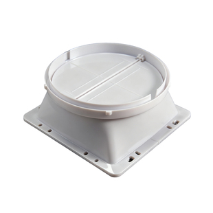 抽吸油烟机配件铝箔排烟管塑料底座烟罩方形止逆阀出风口叶片通用