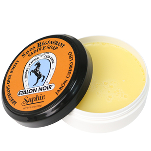 saphir莎菲雅马鞍皂皮革清洁膏红翼工装鞋马丁靴大黄靴去污补色剂