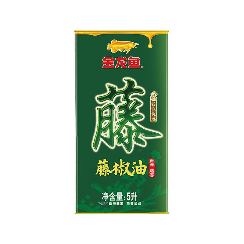 金龙鱼藤椒油5L家庭装实惠商用