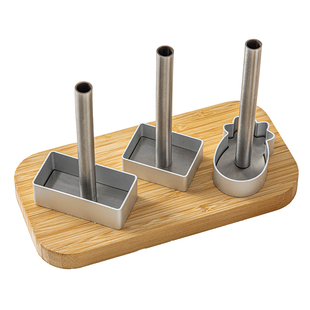 凤梨酥模具烘焙菠萝长方形压模杆糕点饼干半熟芝士铝合金家用磨具