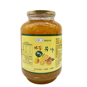 蜂蜜柚子茶2kg韩国风味专用水果茶酱韩式冲饮罐装奶茶店商用原料