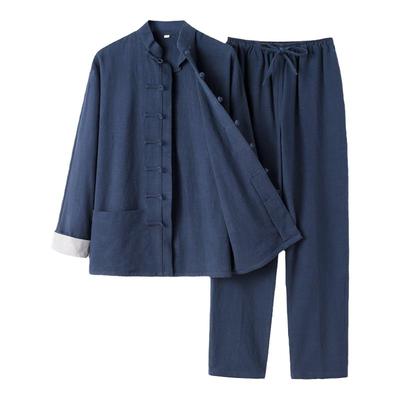 春秋款唐装男中国风中式服装