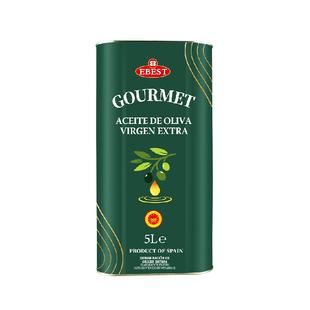 【原装进口】易贝斯特西班牙特级初榨橄榄食用油PDO5L铁听礼盒装