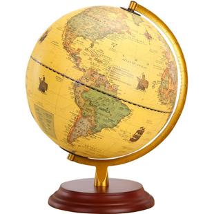 志诚 25cm美式复古地球仪台灯 32cm大号书房办公桌面摆件装饰礼品