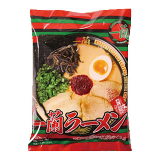 日本原装进口一兰拉面5人份豚骨网红博多细面速食面方便面