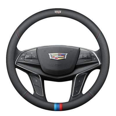 凯迪拉克方向盘套真皮舒适超薄