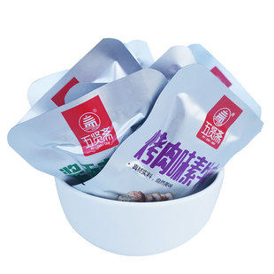 五贤斋素牛肉酱香麻辣五香手撕素肉大片大豆制品零食小吃1斤散装