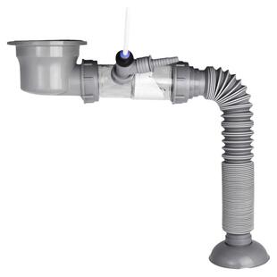 潜水艇厨房洗菜盆下水管配件洗碗池排水管道单双槽下水器防臭套装