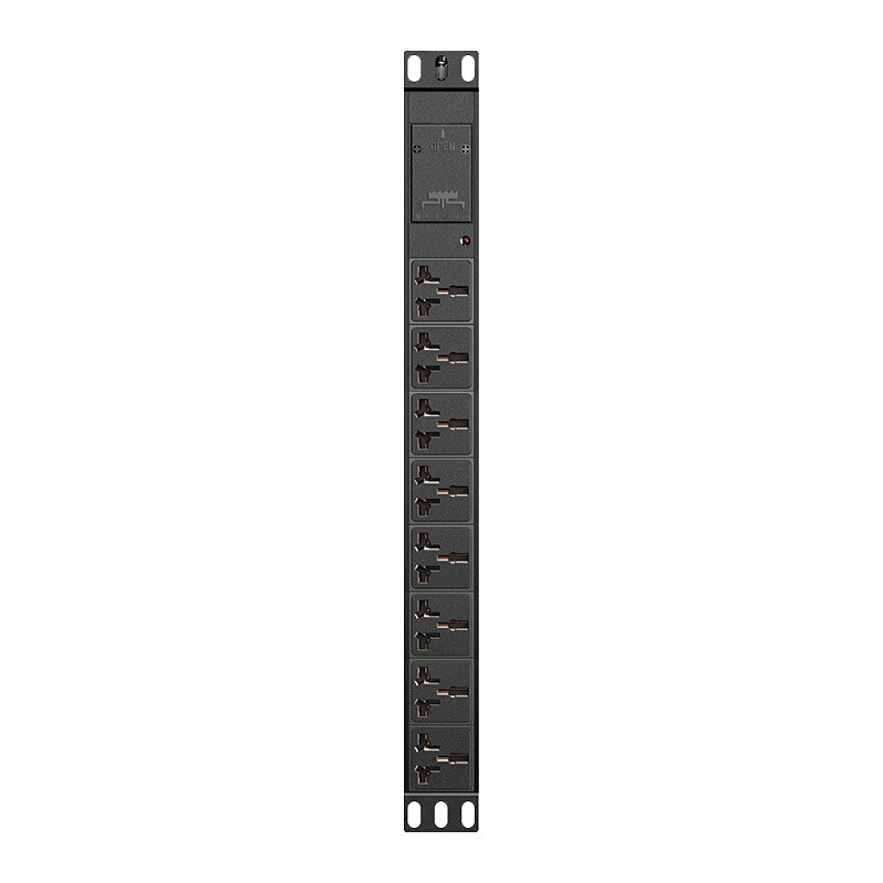 皓麟PDU机柜插座大功率32A8000W16A安空调专用工业排插无线接线板