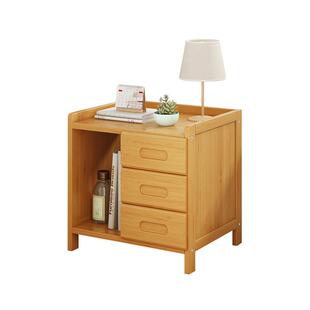 床头柜简约卧室床边小柜子迷你实木储物柜简易家用客厅边柜置物架