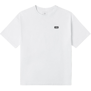 VANS范斯男子SMALL VANS LOGO 运动休闲短袖T恤VN000NW0WHT