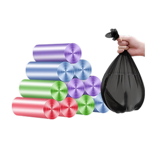 抽绳收口垃圾袋家用实惠装手提式垃圾桶塑料袋大号厨房清洁袋加厚