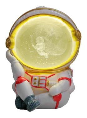 创意宇航员水晶球小夜灯摆件