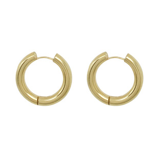 欧美ins小圆圈耳环2025年新款潮个性圆环耳钉简约冷淡高级感耳圈